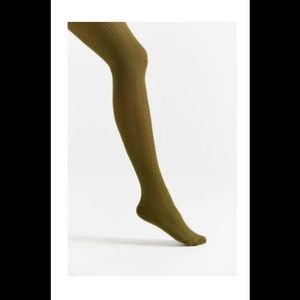 NWT Sweater Tights (Olive) (M/L)